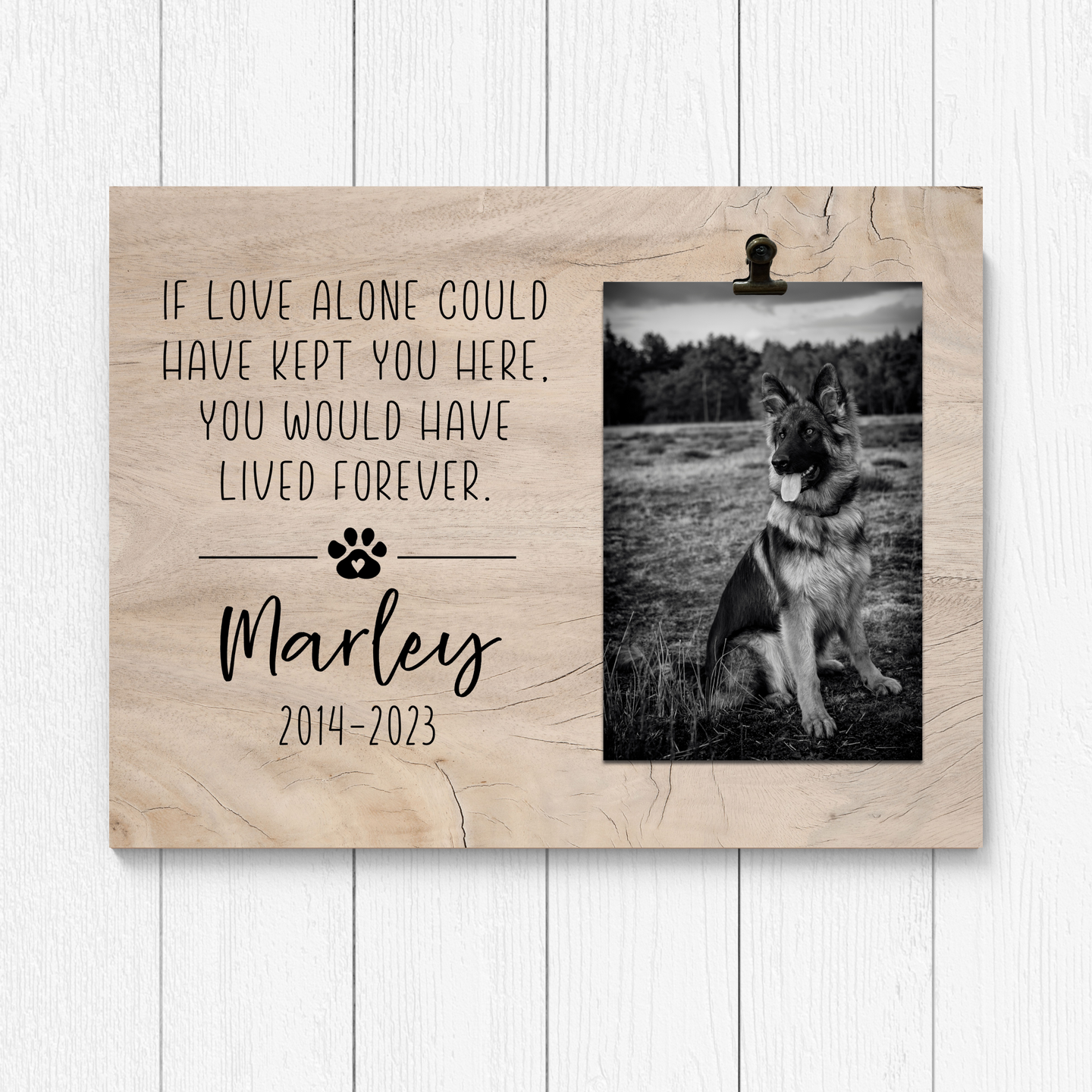 Pet Memorial Picture Frame | Pet Remembrance Gift